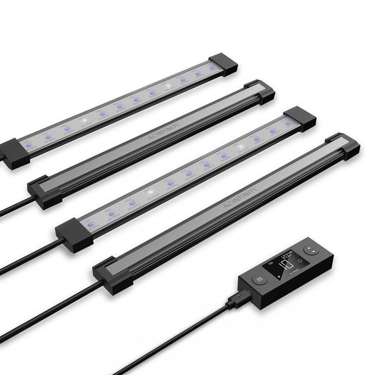 IONBEAM U4, Targeted Spectrum UV LED Grow Light Bars, 4-Bar Kit, 11-Inch